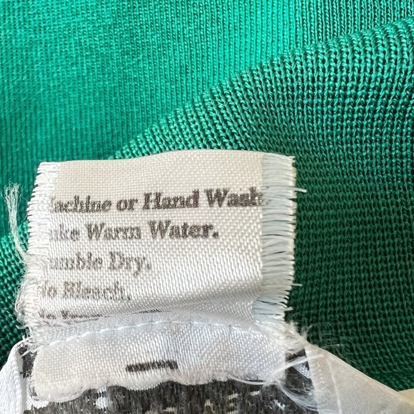 Exclusively Misook Knit Cardigan Blazer Size XL Womens Green Open Front Pockets - Picture 8 of 9